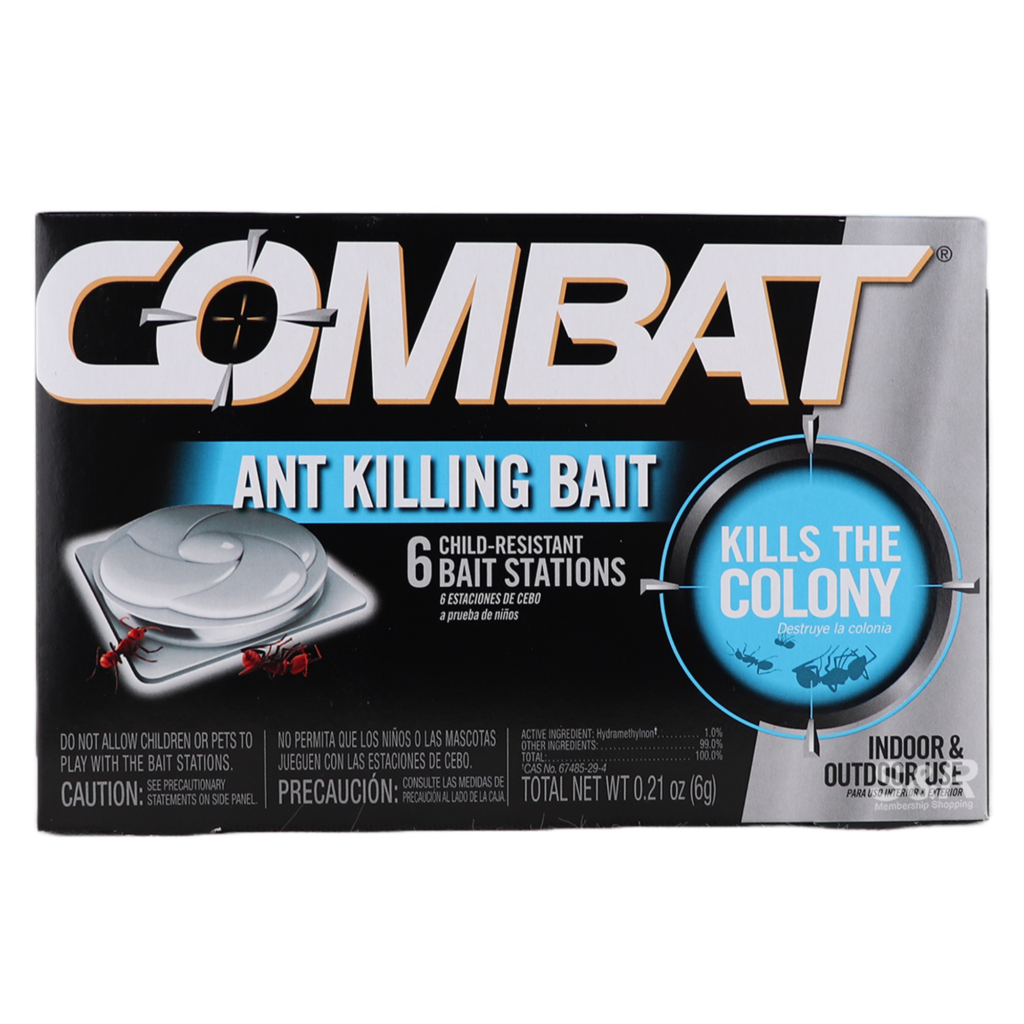 Combat Ant Killing Bait Stations 6pcs Combat Ant Killing Bait Stations 6pcs